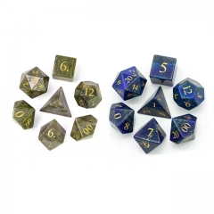 Lapis Lazuli Gemstone Dice