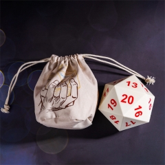 80mm D20 Jumbo Foam Dice