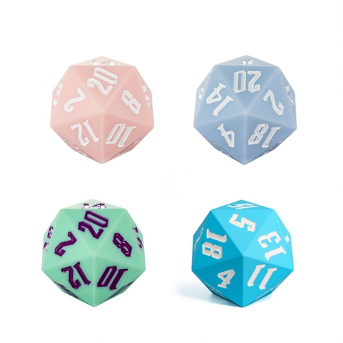 Silicone 55mm D20 Dice