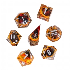 Handmade Amber Ring Dice