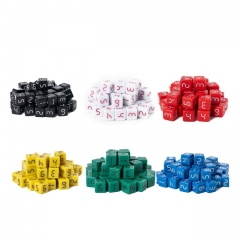 Acrylic Clock Numbers Dice(16mm D6)