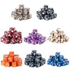 Acrylic Pattern Dice(16mm D6)