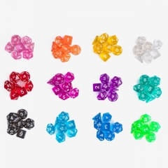 Acrylic Translucent Single Color Dice