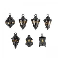Black&Golden Metal Dice (Special-shaped Lantern)