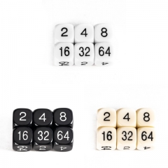 Acrylic 14mm D6 Dice(Multiplier)