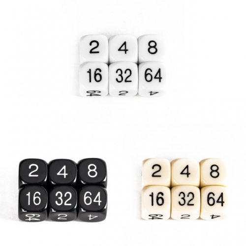 Acrylic 14mm D6 Dice(Multiplier) Acrylic 14mm D6 Dice(Multiplier)