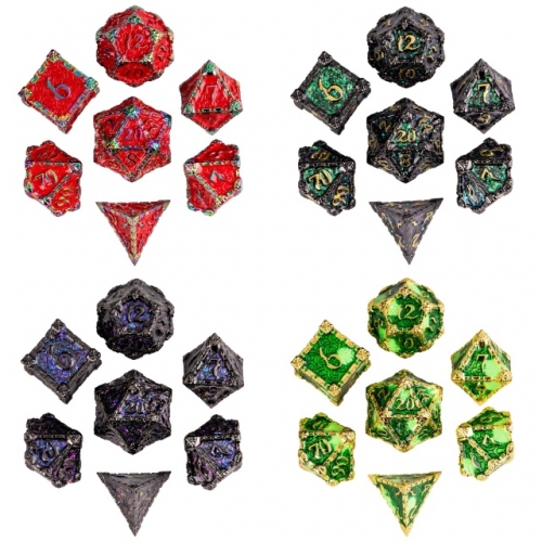Colorful Metal Dice(Dagger of Venom) Colorful Metal Dice(Dagger of Venom)