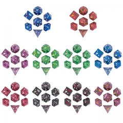 Colorful Metal Dice (Plum Blossom)