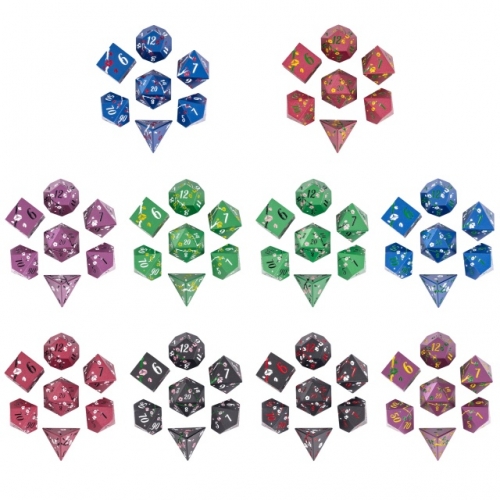 Colorful Metal Dice (Plum Blossom) Colorful Metal Dice (Plum Blossom)