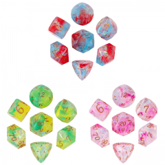 Handmade Two-Color Whirlpool Glitter Paper (Brick Veneer)