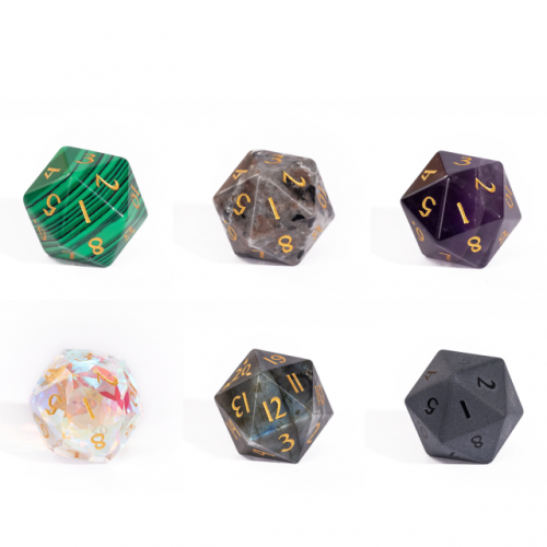 Spindown D20 Gemstone Dice Spindown D20 Gemstone Dice
