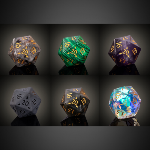 Spindown D20 Gemstone Dice Spindown D20 Gemstone Dice