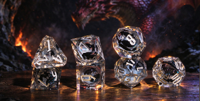 Handmade Liquid Dice (Dragon&Warriors)