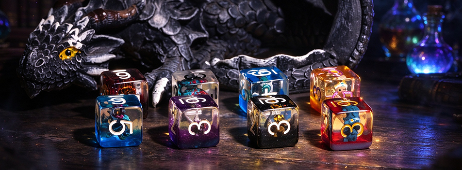 Resin Dice (Dragon King)