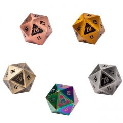 Enamel Metal Dice(Spindown D20)