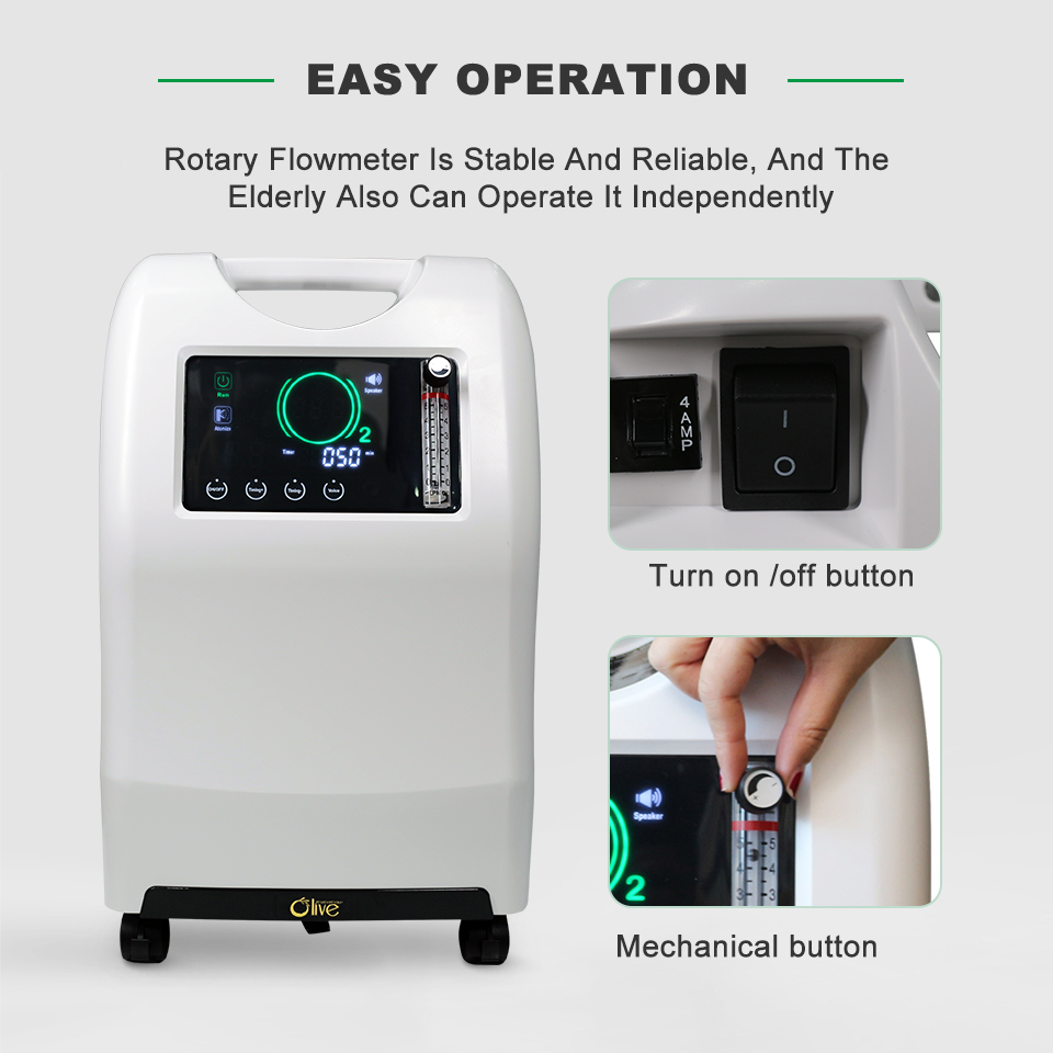 OLV-10 - Stable Airflow High Purity 10L Health Medical Oxygen Concentrator