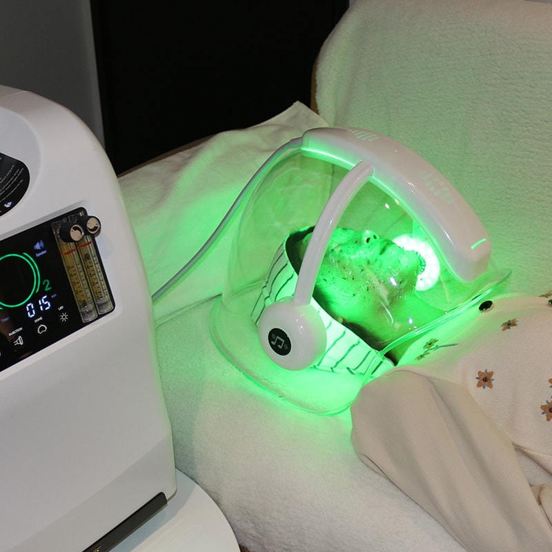 Máquina profesional de tratamiento Facial con oxígeno para salón/SPA, máquina de belleza Facial con chorro y cúpula de oxígeno