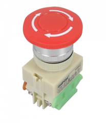 Emergency switch, Onpow, Y090-11TS, Φ22mm