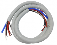 German hose Vacunflex with cables and tubes