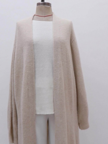 2023 Women's Sweaters Fashion Long-sleeve Plus Size Cardigan Knitted Jacket Casual Standard Winter Shirt for Women 100% Wool
