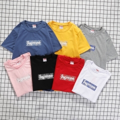 シュプリーム ｔシャツ カジュアル supreme Tテイシャツ オシャレ 男女兼用