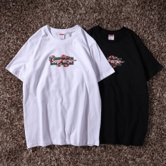 シュプリーム ｔシャツ カジュアル supreme Tテイシャツ オシャレ蛇柄 ペア服