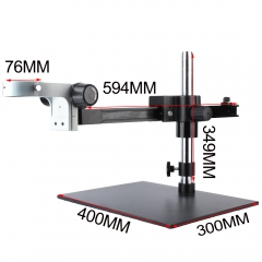 KOPPACE Microscope Cross Arm Bracket Size 400x300mm Lens Aperture 76mm Platform Moving Range Of 320mm