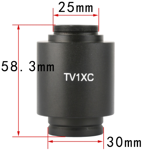 KOPPACE 1X C接口 显微镜相机适配器 30mm显微镜安装接口 25.4mm显微镜相机接口