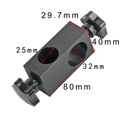 KOPPACE Microscope Universal Bracket Fixed Block 25mm and 32mm Column aperture Electron Microscope Bracket adapter Ring