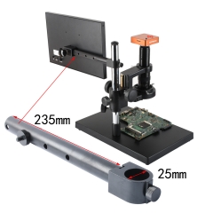 KOPPACE Video Microscope Special Bracket Display Hanging rod 25mm interface Bar length 235mm
