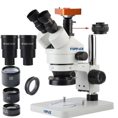 KOPPACE 2.1X-180X 工业视频电子显微镜 4000万像素 HDMI高清 手机维修显微镜