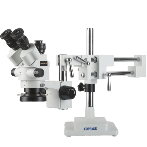 KOPPACE 3.5X-90X 立体显微镜 三目接口0.5XCTV 带放大锁定功能 双臂支架 工业显微镜