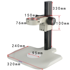 KOPPACE 显微镜支架 镜头直径76mm 显微镜聚焦支架 200mm工作行程