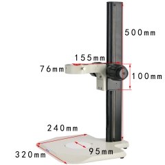 KOPPACE 显微镜支架 镜头直径76mm 聚焦支架工作行程400mm