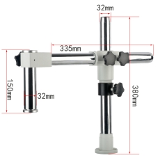 KOPPACE 单臂显微镜白色支架 水平移动235mm 立柱直径32mm 高380mm