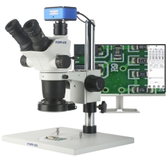 KOPPACE 6.7X-45X 200万像素 电子测量显微镜 可以拍摄照片和视频 并带有缩放锁定功能 导出测量数据表