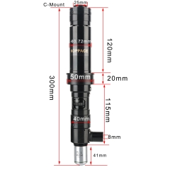 KOPPACE 4000X With 20X Metallographic Objective High Magnification Single Barrel Coaxial Optical Lens Continuous Zoom Lens