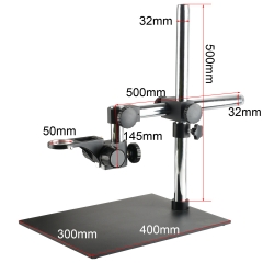 KOPPACE 大平台横臂显微镜支架 400*300mm底座 500mm长柱 50mm镜头孔径