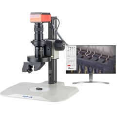 KOPPACE 23X-192X Magnification Continuous Zoom 2D/3D Microscope 360°Rotation 4K HD Imaging Supports Shooting,Video,Measurement