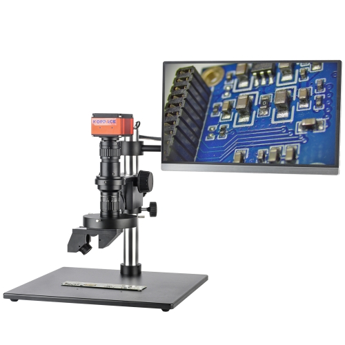 KOPPACE 13X-110X 3D电子显微镜360°旋转 4K高清相机 支持拍照和/视频/测量 含15.6寸显示器