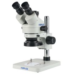 KOPPACE 3.5X-180X三目立体显微镜连续变倍镜头144 LED环形灯手机维修显微镜