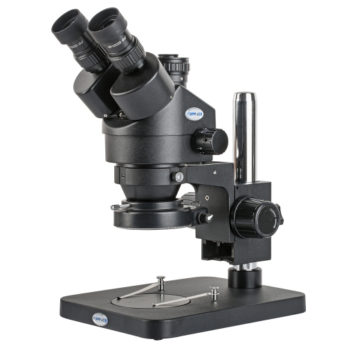 KOPPACE 3.5X-90X Black Trinocular Stereo Microscope 144 LED Ring Light WF10X and WF20X Eyepiece