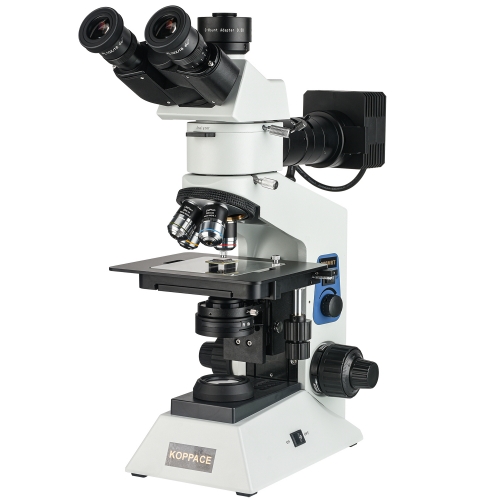 KOPPACE 50X-500X Trinocular Metallurgical Microscope Up and Down Lighting System Eyepiece PL10X