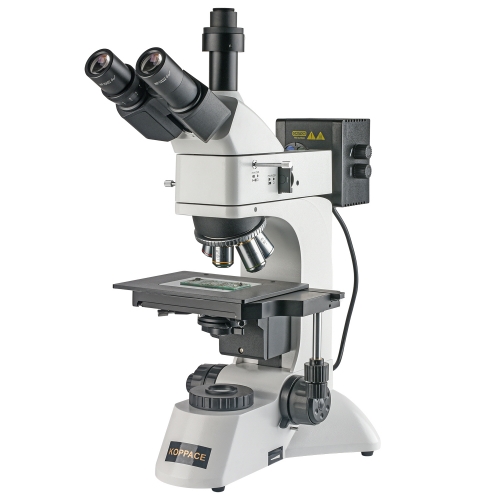 KOPPACE 50X-500X Trinocular Metallurgical Microscope Upper and Down Lighting System