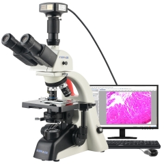 KOPPACE 290X-7400X Trinocular Compound Lab Microscope18 Million Pixels USB3.0 Camera