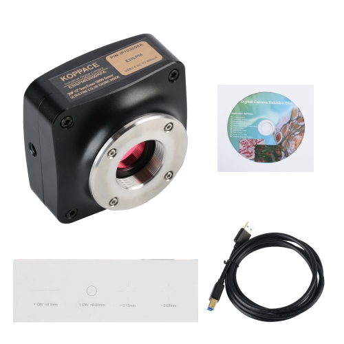 KOPPACE 2 MP Industrial Microscope Camera USB3.0 Provide Image Measurement Software Support Image and Video