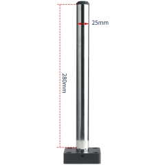 KOPPACE Optical Microscope Platform Bracket,Column Length 280mm, Column Diameter 25mm,Screw Hole M6