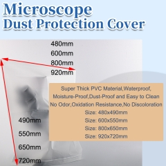 KOPPACE 480-920mm Microscope Dust Protection Cover Suitable for Stereo Video Microscope to Prevent oily Dust