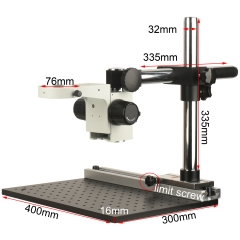 KOPPACE Microscope optical platform universal bracket,Lens Frame 76mm,Slider travel:230mm