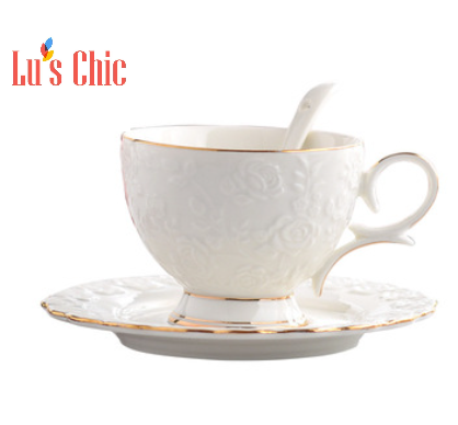 Coffee Mug Set Cups Tea Juice Cocoa 16 Ounces Porcelain Mug